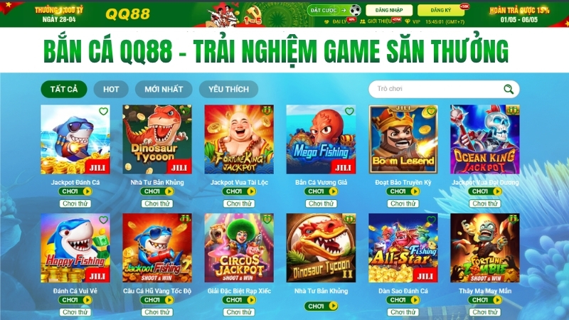 Bắn Cá QQ88 – Trải Nghiệm Game Săn Thưởng Và Lưu Ý An Toàn