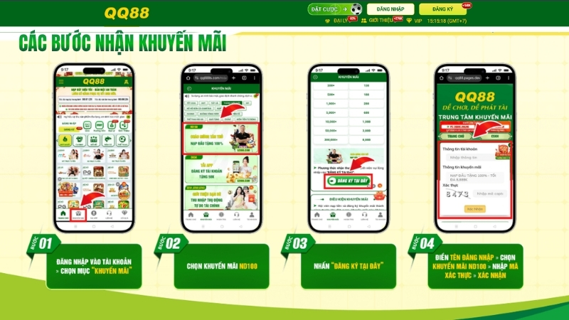 Cách Nhận Khuyến Mãi QQ88 An Toàn